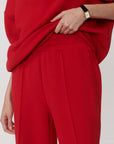 THE WIDE LEG PANTS RED