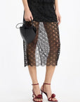 ROK SEQUINS MIDI PECIL
