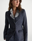 26W-Dorothee Schumacher-BLAZER-BLAUW MID