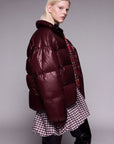 26W-JOHNY-BLOUZON-BORDEAUX DONKER ROOD