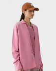 26W-GUEST IN RESIDENCE-PULL GILET-ROSE L