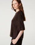26W-ABSOLU CACHMERE-PULL-BRUIN DONKER