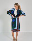 26W-Dorothee Schumacher-CHEMISIER-BLAUW
