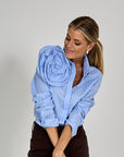 BLOUSE MET BLOEM
