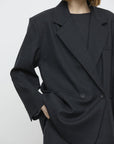 26W-ELEH-BLAZER-GRIJS DONKER