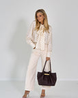 BLOUSE ZIJDE BOLLEN
