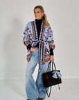 26W-IVI-PULL GILET-BLAUW LICHT