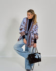 26W-IVI-PULL GILET-BLAUW LICHT