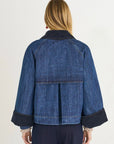 26W-SHAFT-BLOUZON-BLAUW MIDDEN