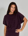 26W-FFC-PULL-BORDEAUX DONKER ROOD