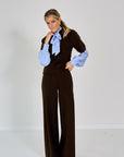 26W-SEDUCTIVE-BROEK-BRUIN DONKER