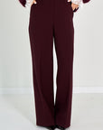 26W-SEDUCTIVE-BROEK-BORDEAUX DONKER ROOD