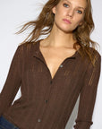 26W-BAD HABITS-PULL GILET-BRUIN MIDDEN