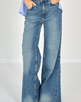 26W-BAD HABITS-BROEK JEANS-BLAUW MIDDEN