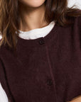 26W-LES TRICOTS DE LEA-PULL-BRUIN MIDDE