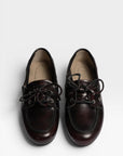 26W-POSA-SCHOENEN-BORDEAUX DONKER ROOD