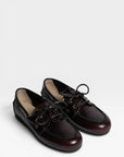 26W-POSA-SCHOENEN-BORDEAUX DONKER ROOD