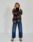 26W-BAZAR DE LUXE-CHEMISIER-BLAUW MIDDEN