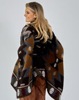 26W-BAZAR DE LUXE-MANTEL-BRUIN MIDDEN
