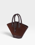 26W-A PARIS-HANDTAS-BRUIN DONKER