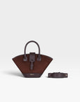 26W-A PARIS-HANDTAS-BRUIN DONKER