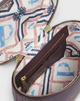 26W-A PARIS-HANDTAS-BORDEAUX DONKER ROOD