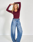 26W-MOTHER-BROEK JEANS-BLAUW MIDDEN