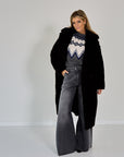 26W-MAX MARA-MANTEL-BRUIN DONKER