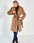 26W-MAX MARA-MANTEL-BEIGE MIDDEN
