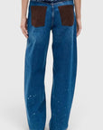 BAUM JEANS BALLOON BRUINE ZAKKEN