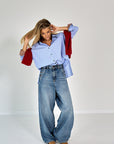 PNTS JEANS KNOPEN