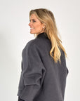 JACKET W W CONTRAST COLLAR