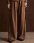 BROEK EXTRA WIDE JOGGING DEEP MAHOGANY