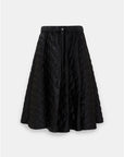27Z-SCHUMACHER ROK VINYL ZWART