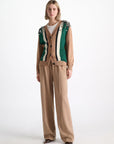 27Z-SCHUMACHER FANTASIE GILET MET GROEN