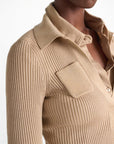 27Z-SCHUMACHER SHIMMERING PULL BEIGE