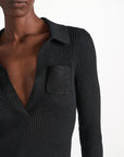 27Z-SCHUMACHER SHIMMERING PULL ZWART