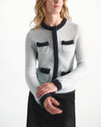 27Z-SCHUMACHER FLUFFY PULL ZAKJES MINT LANGE MOUWEN