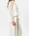 27Z-LUISA CERANO C-BLOUSE ZIJDE VOILE MET STRIK