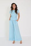 Forte forte broek aqua