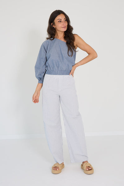 Drykorn broek streepjes