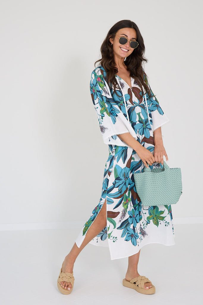 Luisa cerano jurk Hawaian print
