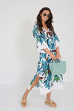 Luisa cerano jurk Hawaian print