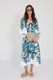 Luisa cerano jurk Hawaian print