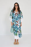 Luisa cerano jurk Hawaian print
