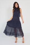 Rixo jurk aby navy