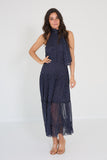 Rixo jurk aby navy