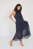 Rixo jurk aby navy
