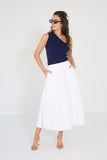 Herskind rok Hardy white met split