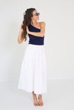 Herskind rok Hardy white met split